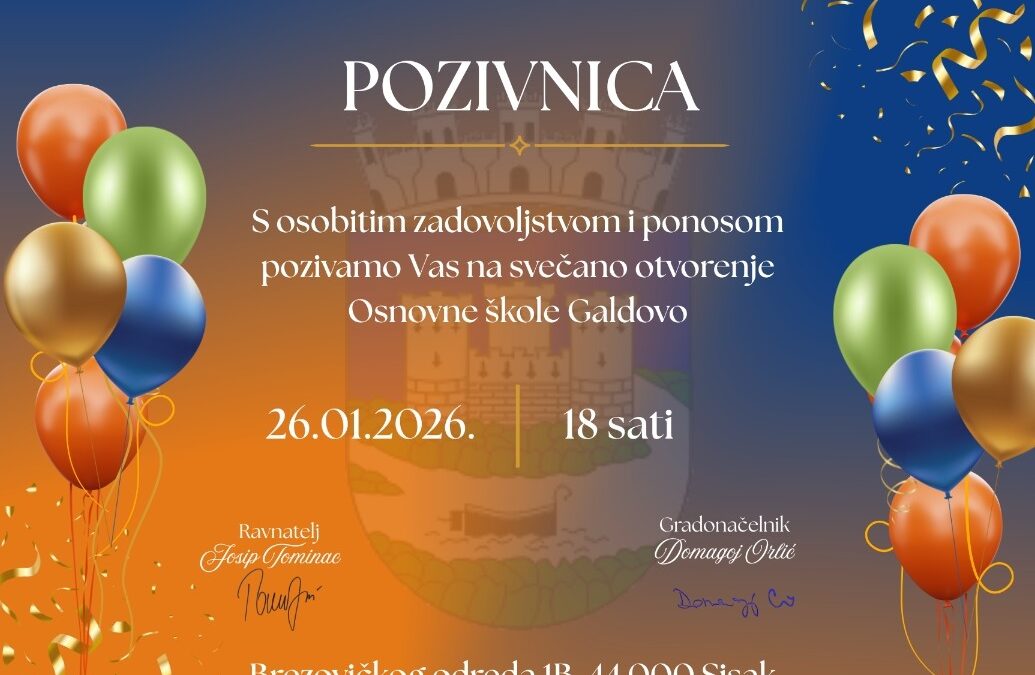 Svečano otvorenje Osnovne škole Galdovo