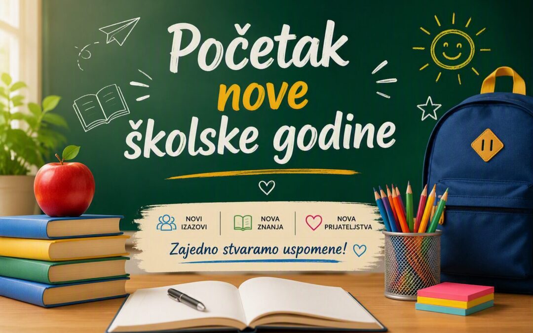 Početak nove školske godine – raspored rada